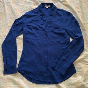 Cobalt Button Shirt